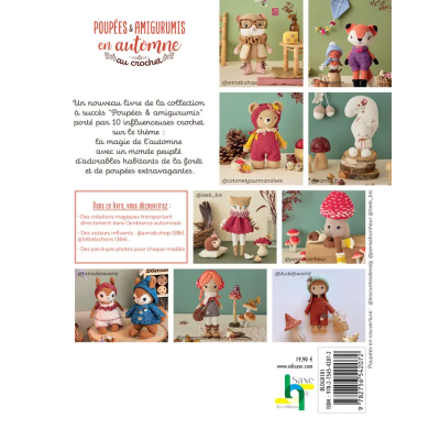 "Poupées & amigurumis en automne au crochet" Les éditions de saxe