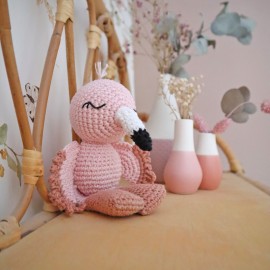 Les minis du bonheur : Luna, mon mini flamant rose : Patron Au Crochet PDF
