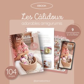 Ebook "Les Câlidoux" : livre numérique de 9 patrons au crochet PDF