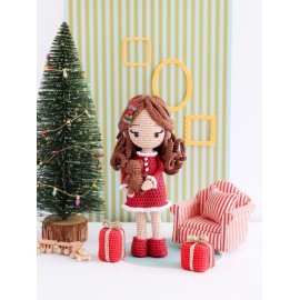 Livre "Poupées & amigurumis de Noël So British au crochet" Les éditions de saxe