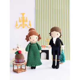 Livre "Poupées & amigurumis de Noël So British au crochet" Les éditions de saxe