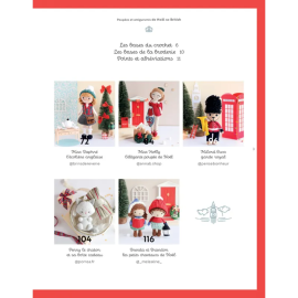 Livre "Poupées & amigurumis de Noël So British au crochet" Les éditions de saxe