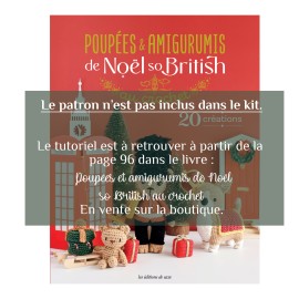 Kit Crochet Milord, ours garde royale – Coffret Complet, Patron PDF