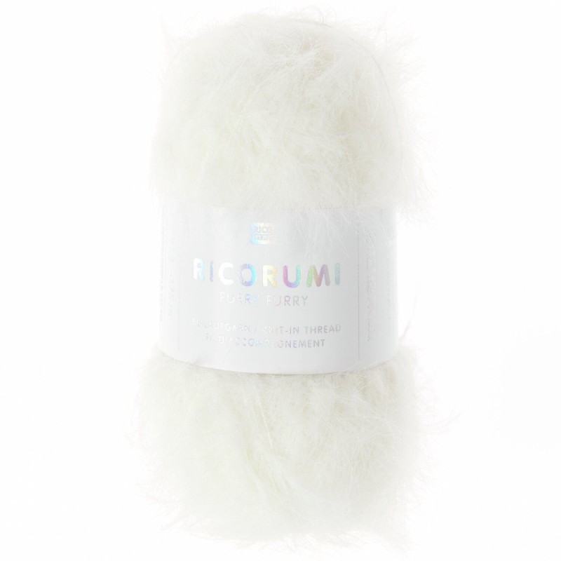 Fil Ricorumi Furry Furry réf.001 Blanc
