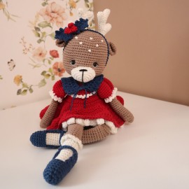 Solveig, renne de Noël : Patron Au Crochet PDF