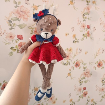 Solveig, renne de Noël : Patron Au Crochet PDF
