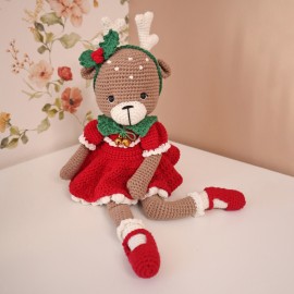 Solveig, renne de Noël : Patron Au Crochet PDF