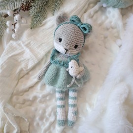 Kit Crochet Alaska, renarde polaire – Coffret Complet, Patron PDF