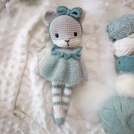 Kit Crochet Alaska, renarde polaire – Coffret Complet, Patron PDF