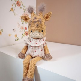 Kit Crochet Suzie, jolie girafe – Coffret Complet, Patron PDF
