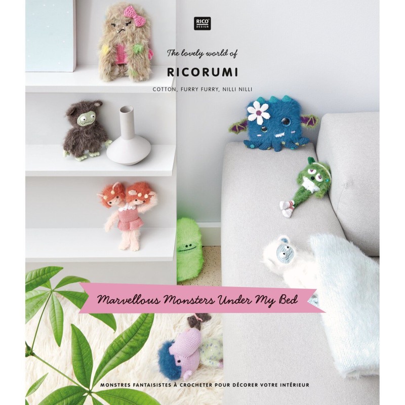 Livre "Monstres sous mon lit" Ricorumi