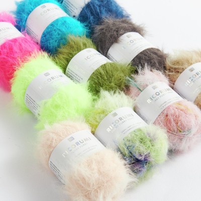 Fil Ricorumi Furry Furry Print réf.002 Fresh