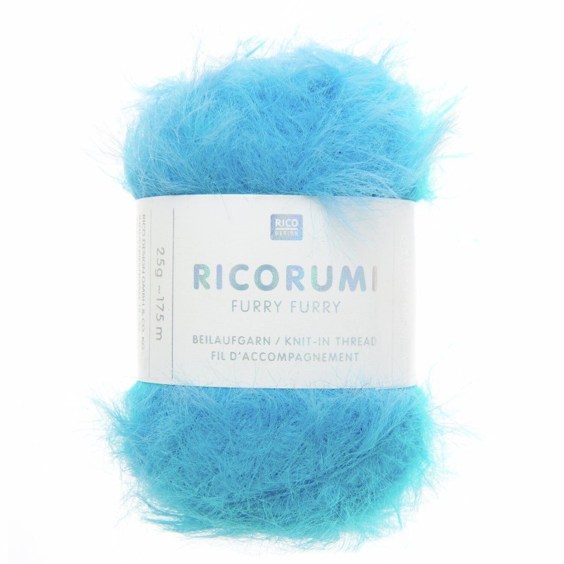 Fil Ricorumi Furry Furry réf.019 Bleu ciel