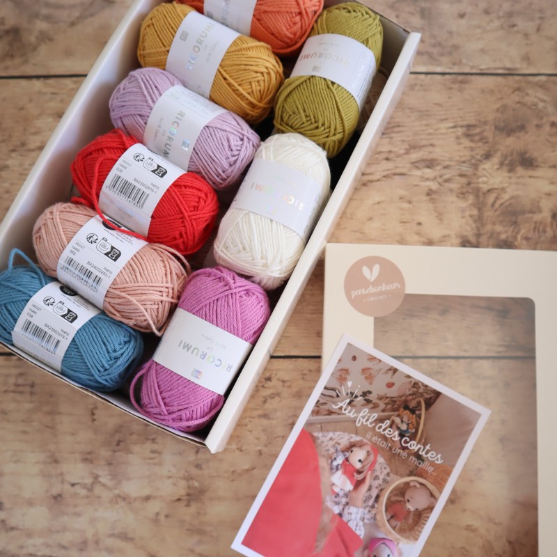 Box Crochet Au fil des contes, il était une maille