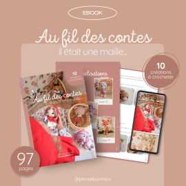 Ebook "Au fil des contes, il était une maille" : livre numérique de 10 créations au crochet PDF