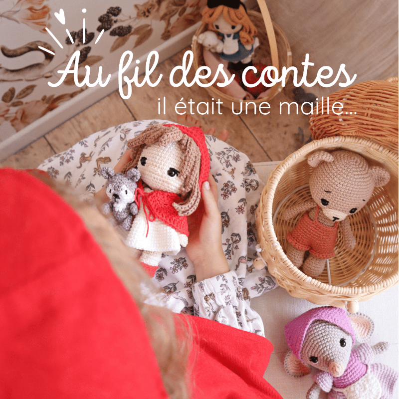 Ebook "Au fil des contes, il était une maille" : livre numérique de 10 créations au crochet PDF