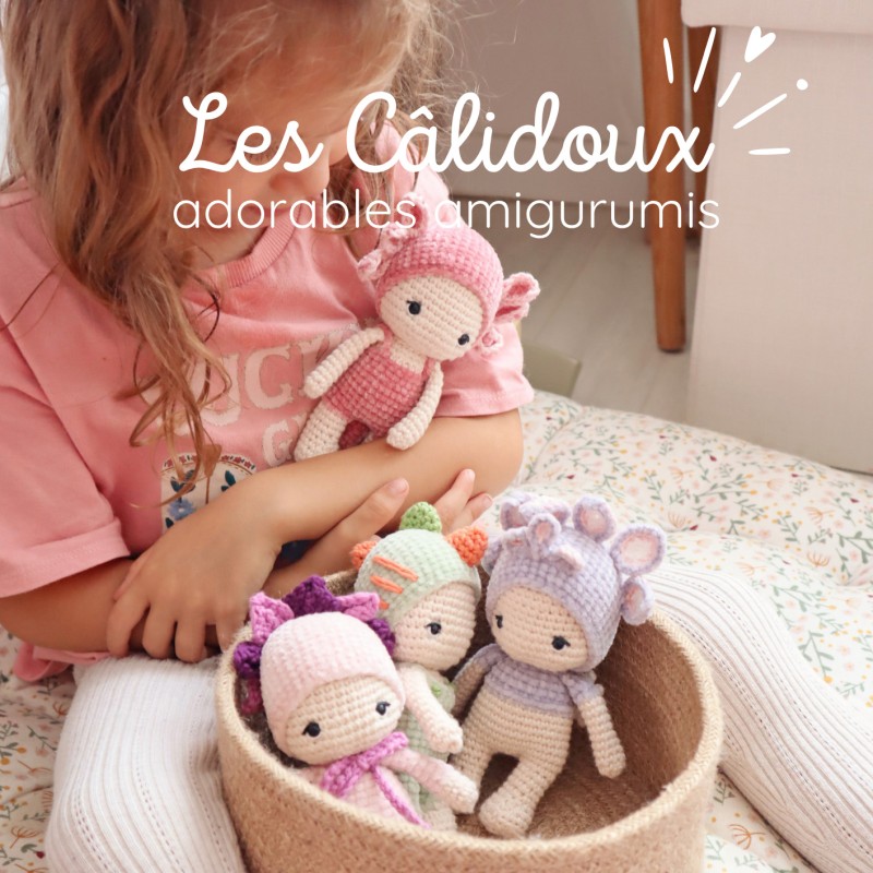 Ebook "Les Câlidoux" : livre numérique de 9 patrons au crochet PDF