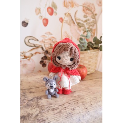 Patron "Le chaperon rouge et son doudou loup"