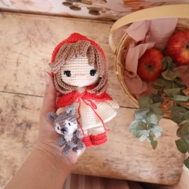 Kit Crochet Le petit chaperon rouge – Coffret Complet, Patron PDF