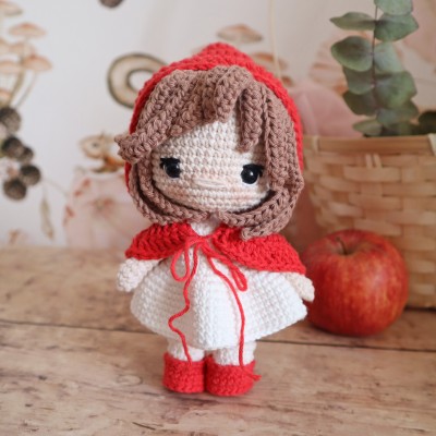 Kit Crochet Le petit chaperon rouge – Coffret Complet, Patron PDF
