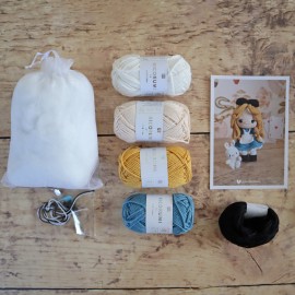 Kit Crochet Alice au pays des merveilles – Coffret Complet, Patron PDF