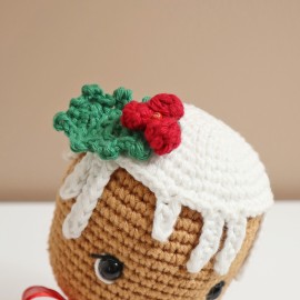 Patron Feuille de Houx Crochet Gratuit PDF – Décoration Noël