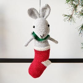 Patron Feuille de Houx Crochet Gratuit PDF – Décoration Noël