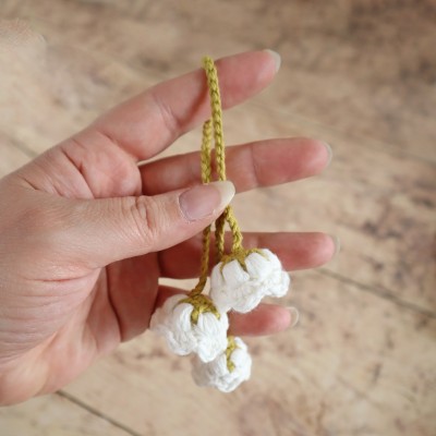 Patron Feuille de Houx Crochet Gratuit PDF – Décoration Noël