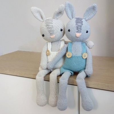 Célestin le lapin : Patron Au Crochet PDF