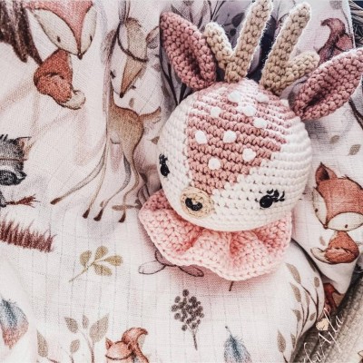 Hochet Charlie le faon : Patron Au Crochet PDF