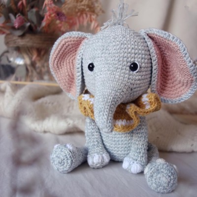 Jumbo l'éléphanteau : Patron Au Crochet PDF
