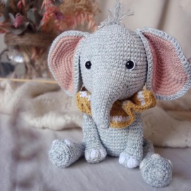 Jumbo l'éléphanteau : Patron Au Crochet PDF