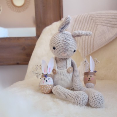 Célestin le lapin : Patron Au Crochet PDF